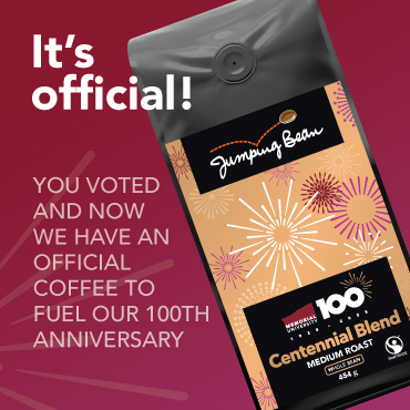 Your favourite jumping bean centennial blend has been chosen!